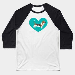 Basset hound love Baseball T-Shirt